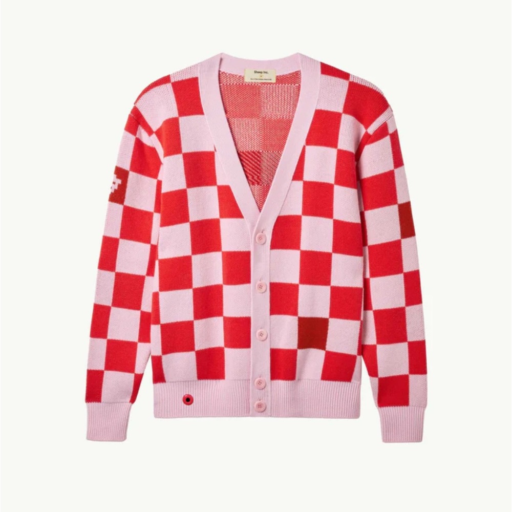 The Checkmate Cardigan- sheep inc